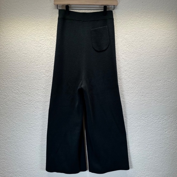 Marimekko Uniqlo High Rise Wide Leg Pants Trousers Wool blend Pull On Crop XS - Picture 5 of 16